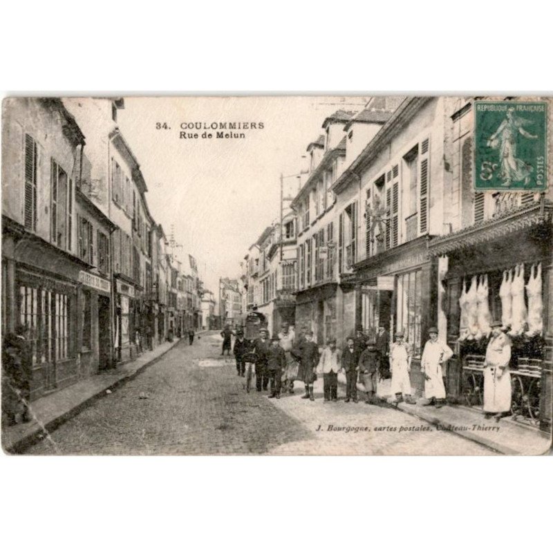 COULOMMIERS: rue de melun - état