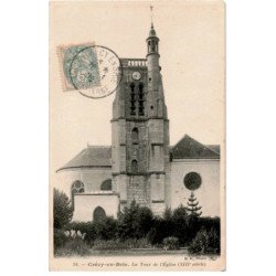 CRECY-en-BRIE: la tour de l'église XIIIe siècle - très bon état