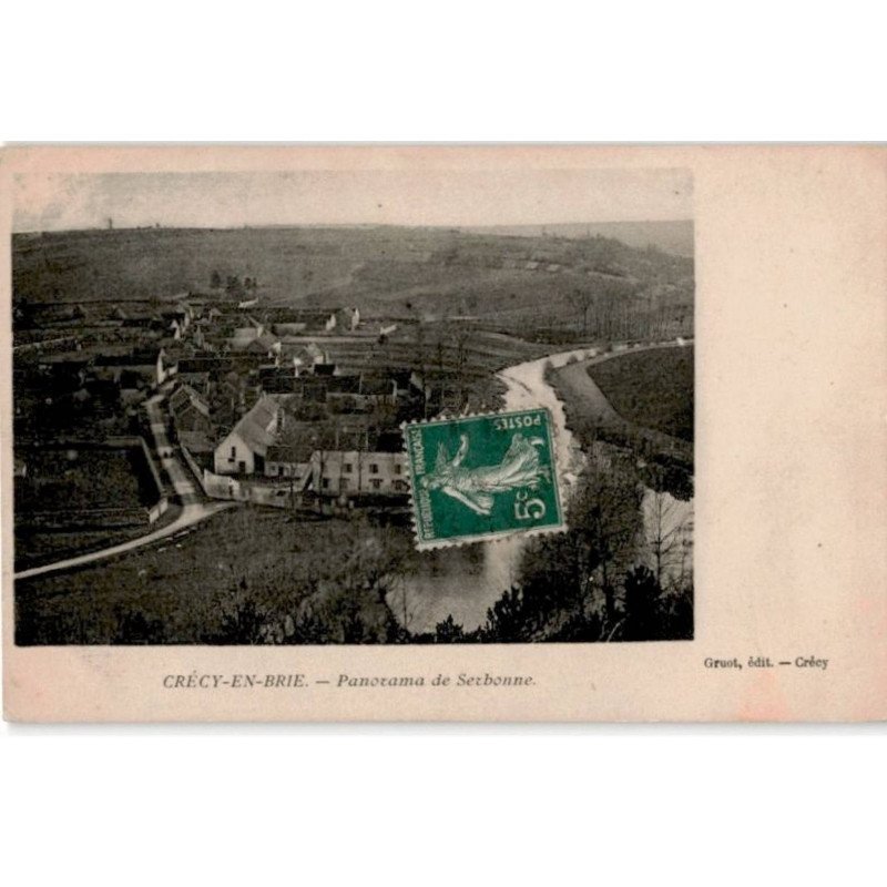 CRECY-en-BRIE: panorama de serbonne - très bon état