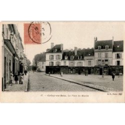 CRECY-en-BRIE: la place du marché - très bon état