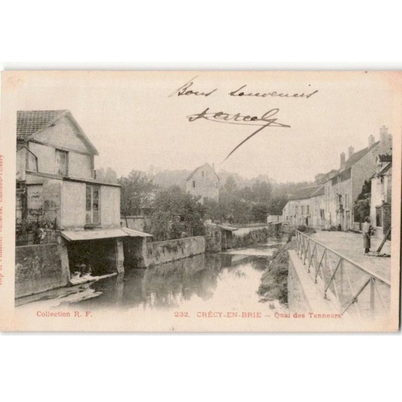 CRECY-en-BRIE: quai des tanneurs - très bon état