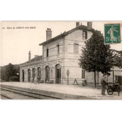 CRECY-en-BRIE: gare - très bon état