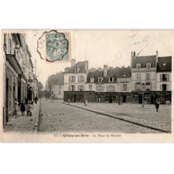CRECY-en-BRIE: la place du marché - très bon état