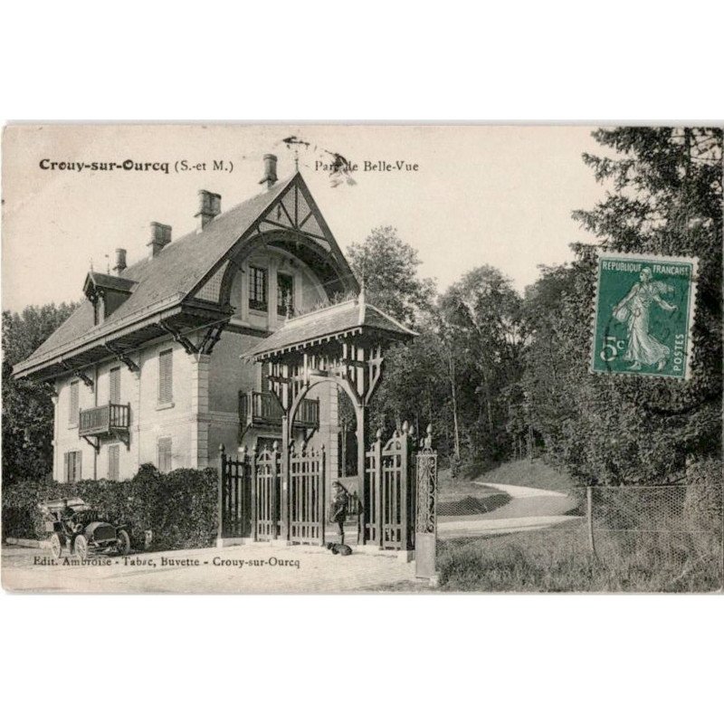 CROUY-sur-OURCQ: parc de belle-vue - très bon état