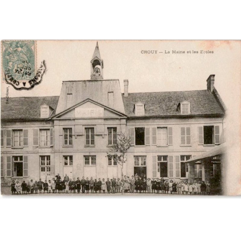 CROUY-sur-OURCQ: la mairie et les écoles - très bon état