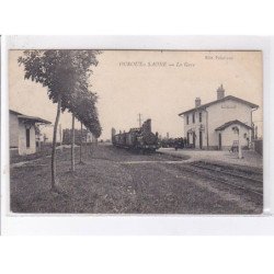 OUROUX-sur-SAONE: la gare - très bon état