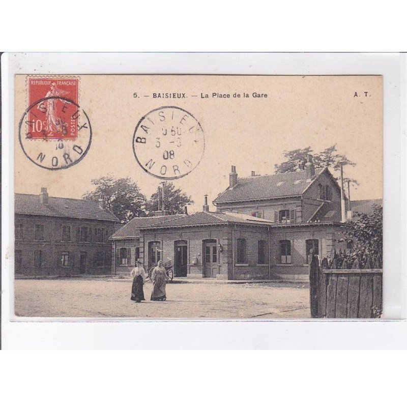 BAISIEUX: la place de la gare - très bon état