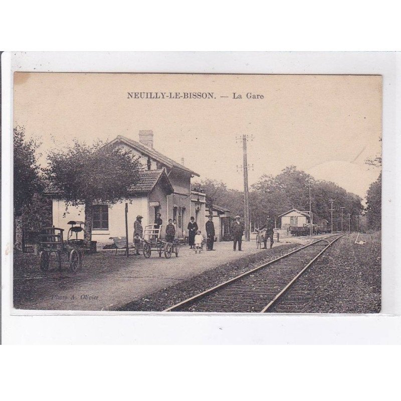 NEUILLY-le-BISSON: la gare - état