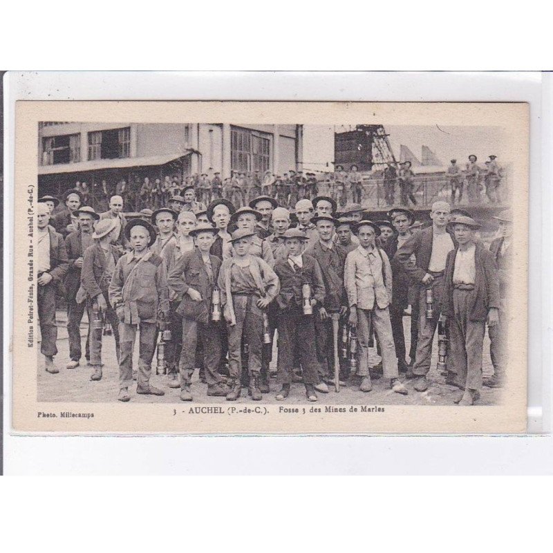 AUCHEL: fosse 3 des mines de marles - très bon état