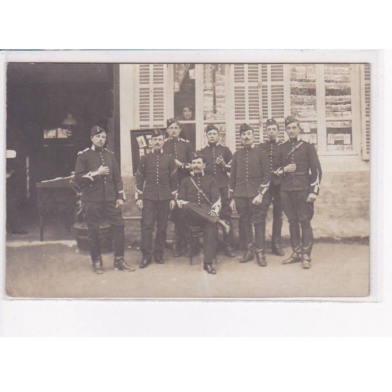 ANDEVILLE - Carte Photo - Militaires - Atelier du photgraphe - très bon état