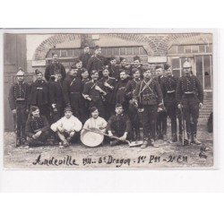 ANDEVILLE - Carte Photo - Militaires - très bon état