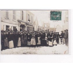 MERU - Carte photo - Grève des boutonniers - 1909 - très bon état