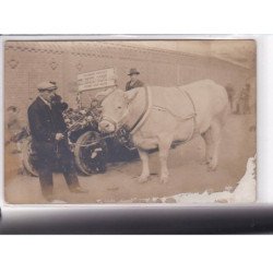 MERU - Carte photo - Boeuf - Automobile de la boucherie Prevost - état