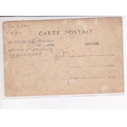 MERU - Carte photo - Fête de Pâques devant l'industrie Méruvienne - état