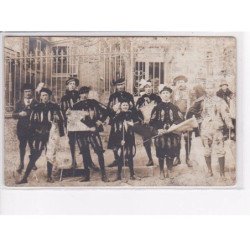 MERU - Carte photo - Fête de Pâques devant l'industrie Méruvienne  - état