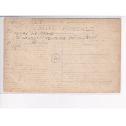 MERU - Carte photo - Fête de Pâques devant l'industrie Méruvienne - Vélo  - très bon état