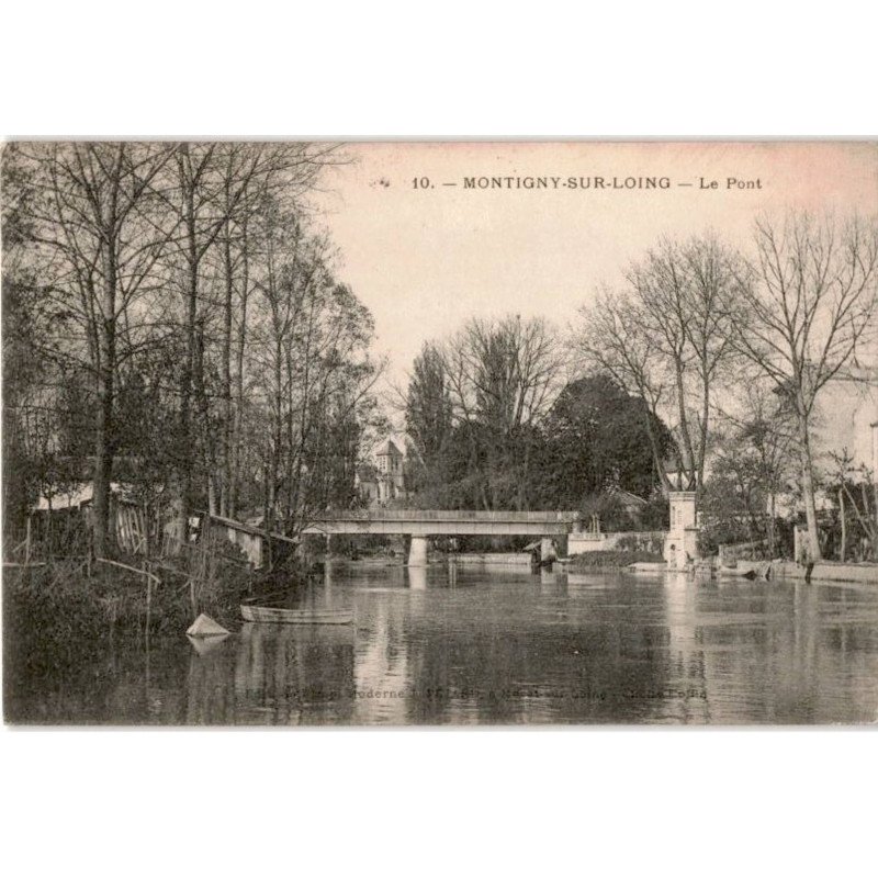 MONTIGNY-SUR-LOING: le pont - état