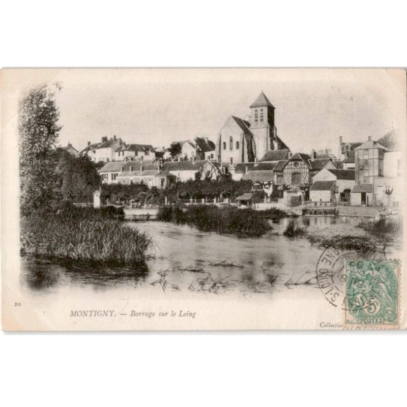 MONTIGNY: barrage sur le loing - très bon état