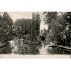 MONTIGNY-sur-LOING: vue sur le loing et l'église - très bon état