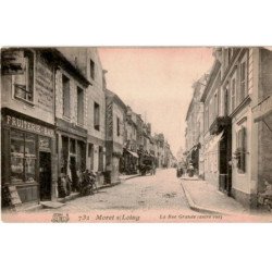 MORET-sur-LOING: la rue grande (autre vue) - état