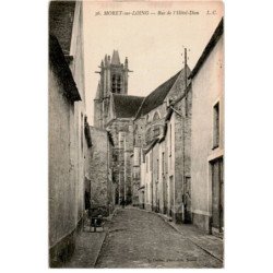 MORET-sur-LOING: rue de l'hôtel-dieu - état