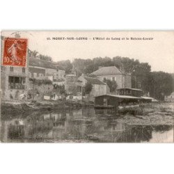 MORET-sur-LOING: l'hôtel du loing et le bateau-lavoir - très bon état