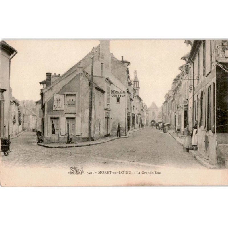 MORET-sur-LOING: la grande-rue - très bon état