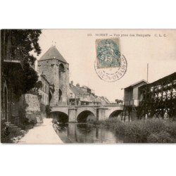 MORET-sur-LOING: vue prise des remparts - très bon état