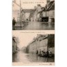 MORET-sur-LOING: inondation de moret 27 janvier 1910 place du pont le faubourg du pont - très bon état