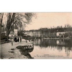 MORET-sur-LOING: vue sur le loing, le restaurant de robinson - très bon état