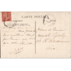 MORET-sur-LOING: rue du faubourg du pont et église du pont-loup - très bon état