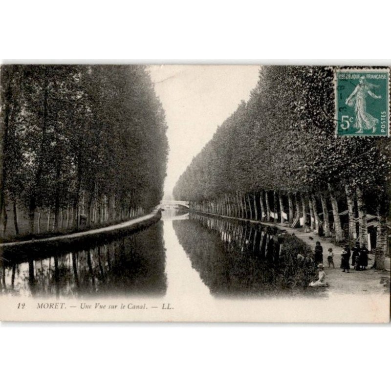 MORET: une vue sur le canal - très bon état
