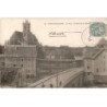 MORET-sur-LOING: le pont les moulins et l'église - très bon état