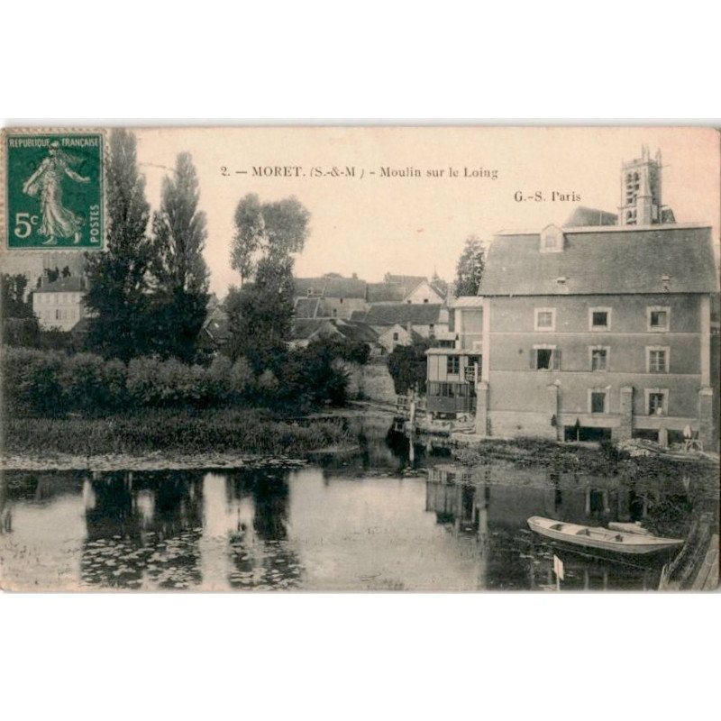 MORET: moulin sur le loing - état