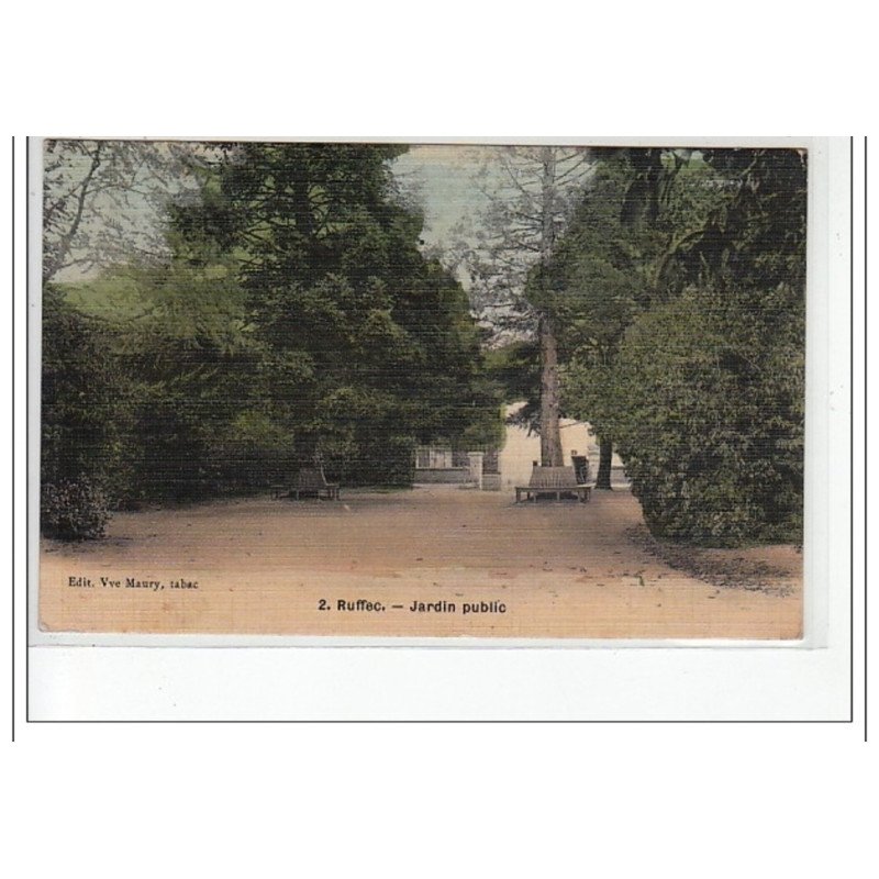RUFFEC - Jardin Public - très bon état