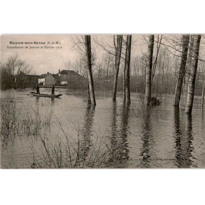 NOYEN-sur-SEINE: inondation de janvier et février 1910 - très bon état