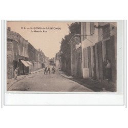 SAINT GENIS DE SAINTONGE - La Grande Rue - très bon état