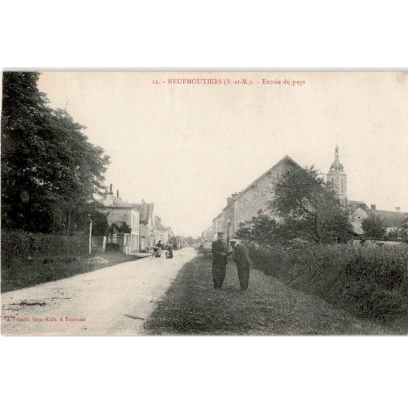 NEUFMONTIERS: entrée du pays - très bon état