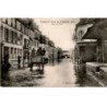 NEMOURS: crue du 20 janvier 1910 rue de paris - état
