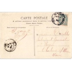 NEMOURS: bords du loing vue prise du champ de mars - très bon état