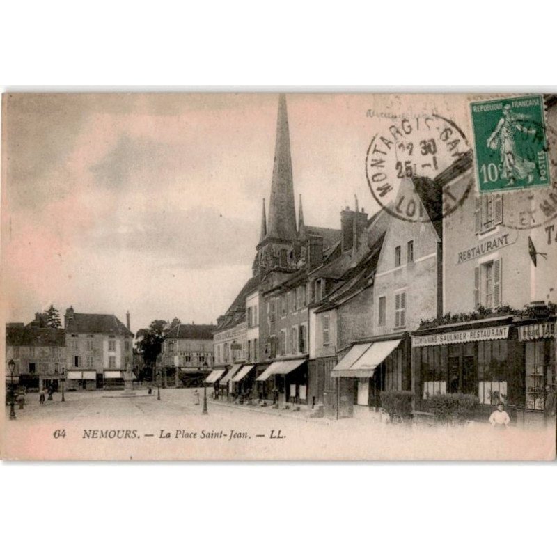 NEMOURS: la place saint-jean - très bon état