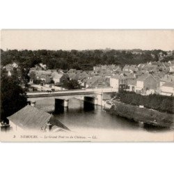 NEMOURS: le grand pont vu du château - état