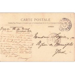 NEMOURS: l'abside de l'église vue du bord du loing - très bon état