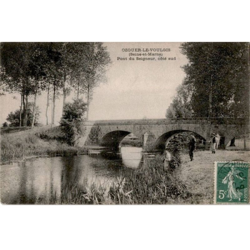 OZOUER-le-VOULGIS: pont du seigneur, côté sud - très bon état
