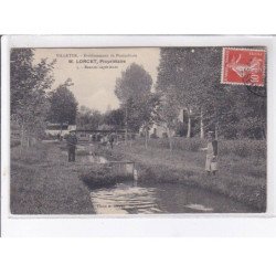 VILLETTE: établissement de pisciculture M. Lorcet propriétaire bassins supérieurs - très bon état