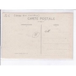 VERSAILLES: gloire aux héros! enterrement de soldats anglais morts au champ d'honneur rare en couleur - très bon état