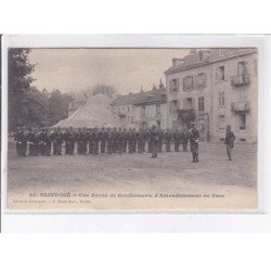 SAINT-DIE: une revue de gendarmerie d'arrondissement au parc - très bon état