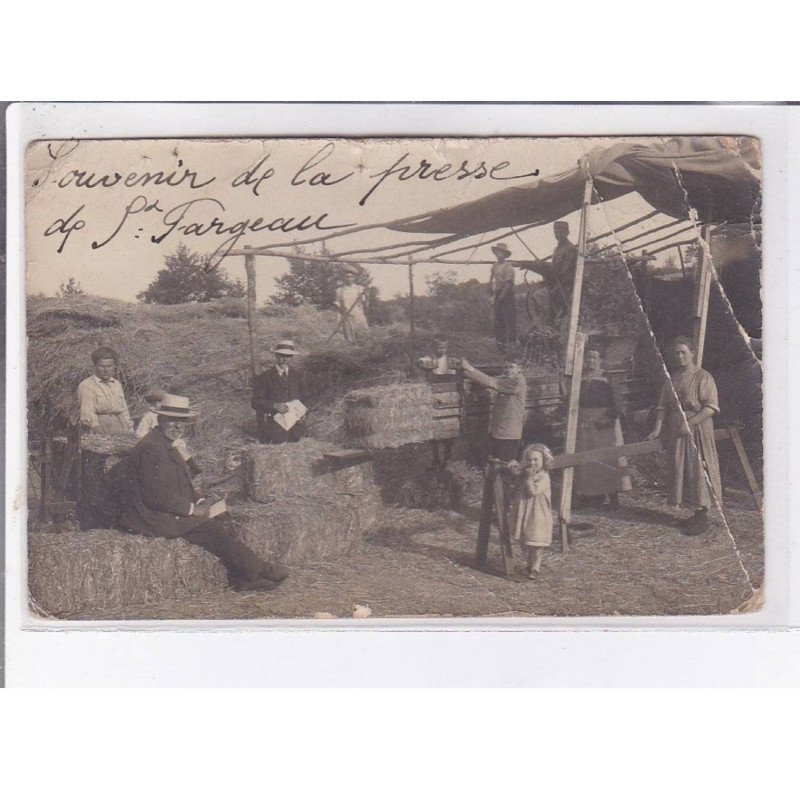 SAINT-FARGEAU: souvenir de la presse de saint-fargeau - état