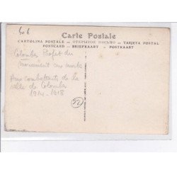 COLOMBES: projet du monument aux morts 1914-1918 aux enfants de colombes - très bon état