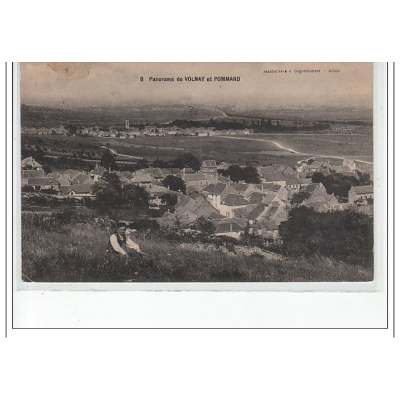 Panorama de VOLNAY et POMMARD - très bon état